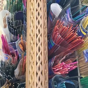 Handmade wood incense holder